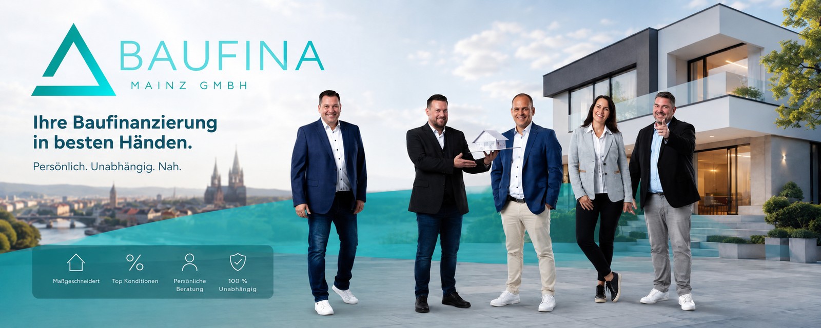Das Team der BAUFINA Mainz GmbH